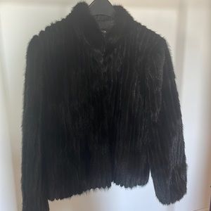 Black Mink Fur